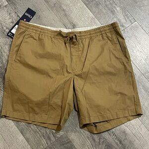 Men's brown tan new with tags size xl comfort waistband chaps shorts